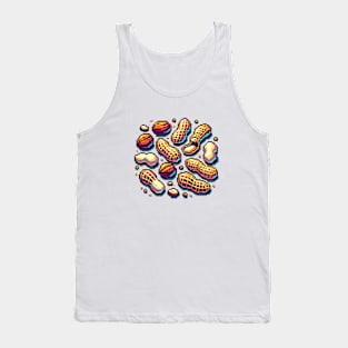 Peanut Butter Kawaii Yummy Vintage Established Nut Tank Top